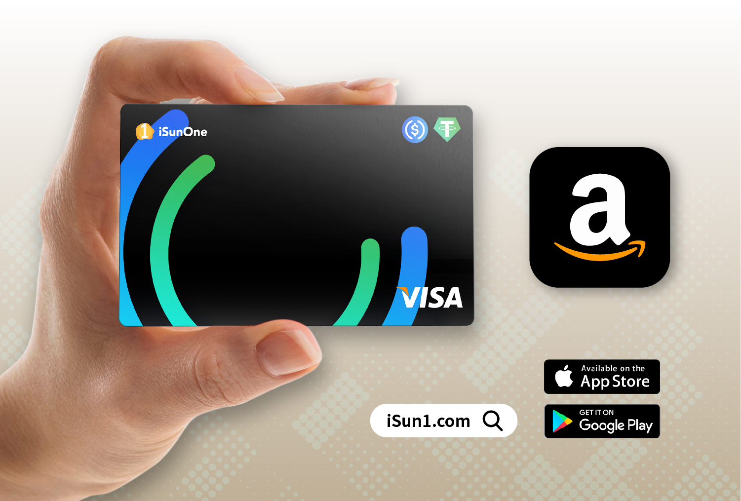 如何於Amazon.com等一般電商Visa網點使用 iSunOne全球Visa卡