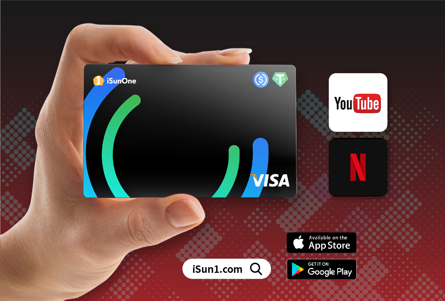 如何使用iSunOne全球Visa卡訂閱 Netflix 和 YouTube Premium等串流媒體